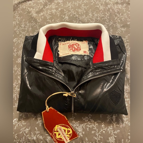 Red Tag Brand Mens Black Windbreaker Zip Up, 2x, NWT, $95 - Picture 13 of 13
